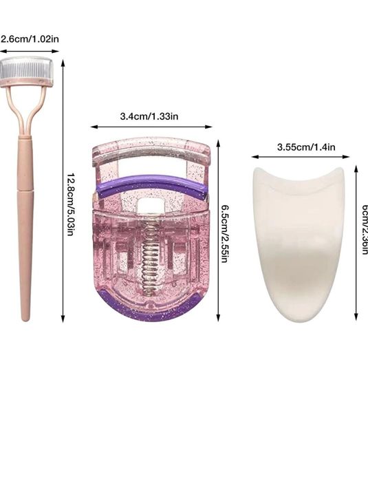 Zalotka, aplikator do rzęs z grzebieniem pęseta