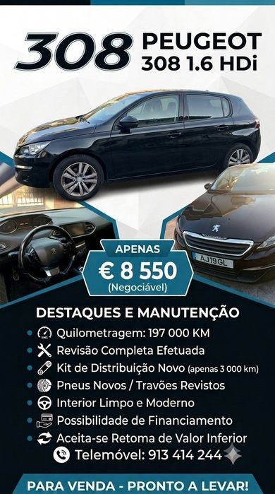 Peugeot 308 1,6 HDI