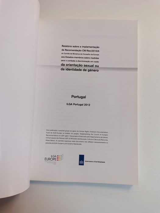 Relatório sobre a implementação... da orientação sexual ou identidade