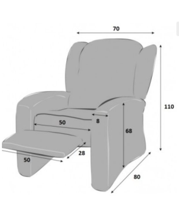 Cadeirão articulado relex manual