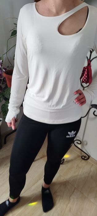 Bluzka z rozcięciem megi l xl