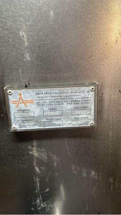 Vendo cuba de inox