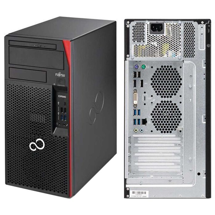 Komputer Fujitsu Szybki | i5 6GEN, SSD, 8GB RAM | Duża obudowa, USB-C