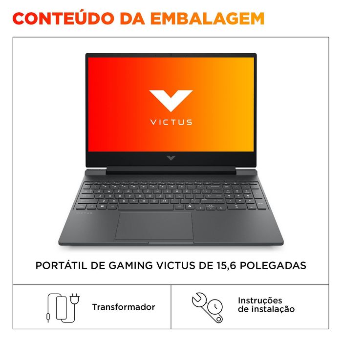 Portátil Gaming HP Victus i5 13420H - RTX5050 - Novo c/garantia