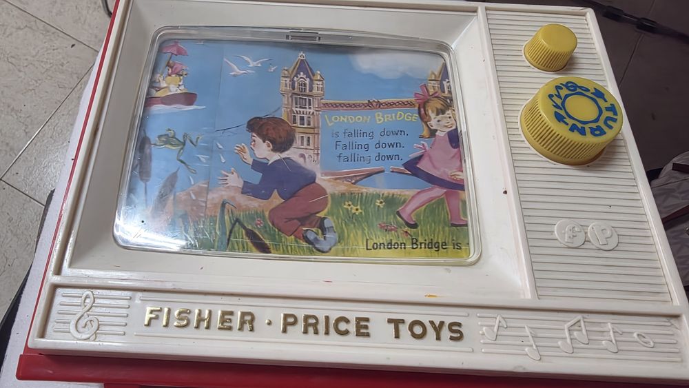 Caixa musica vintage fisher price
