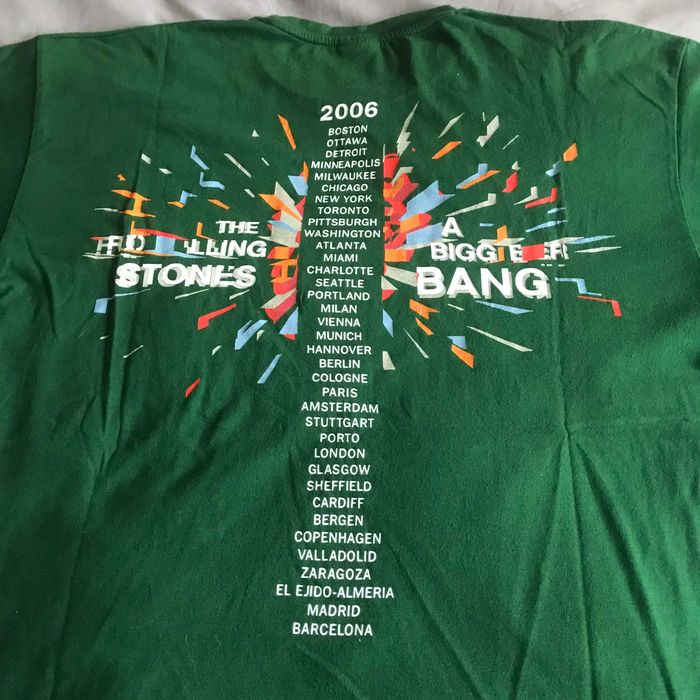 T-Shirt oficial dos Rolling Stones, Tour 2006 "A Bigger Bang"