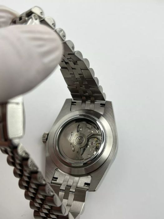 SEIKO MOD DATEJUST Czarny Black Jubilee Custom NOWY