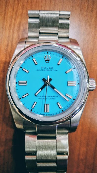 Rolex Oyster Perpetual Tiffany Blue