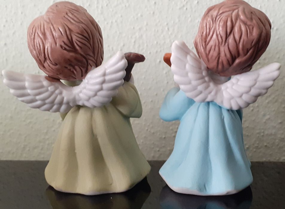 Decoração boneca anjinho de bisquit