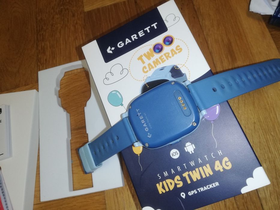 Smartwatch dla dziecka Garett Kids Twin 4G niebieski