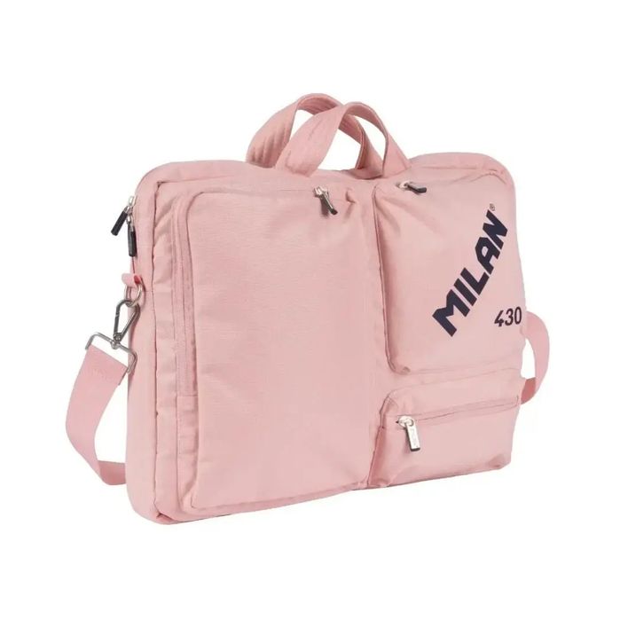 Torba na laptopa różowa. Milan. Nowy Produkt