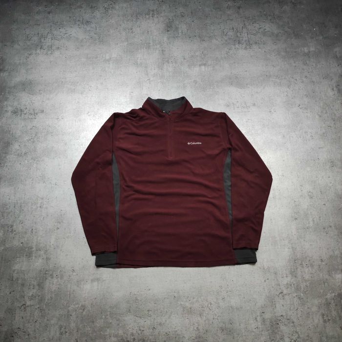 MĘSKA Bluza Suwak Thermal Trekking Hiking Polar Columbia Tech Fleece