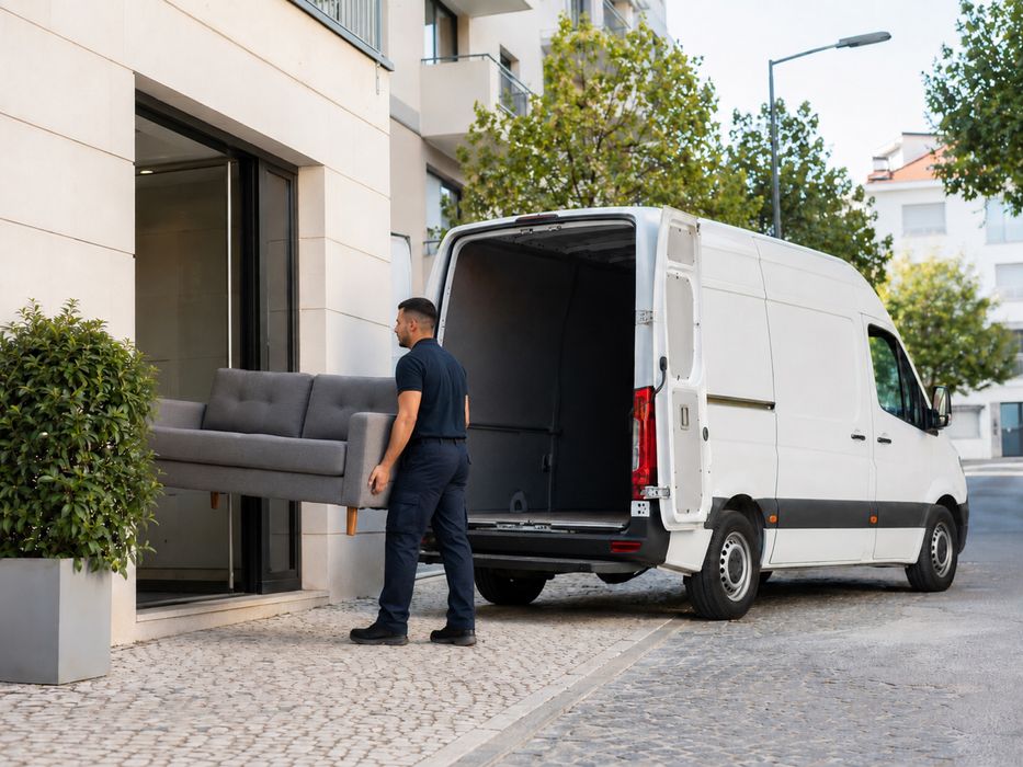 Entrega compras OLX, IKEA, LEROY MERLIN, Sofás, camas, colchões, frigoríficos, máquinas de lavar, TVs, mesas, cadeiras, armários, cómodas e bicicletas