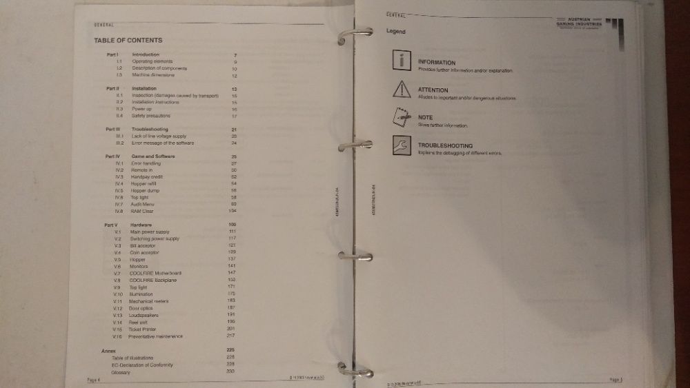 Novomatic Gaminator - user manual, инструкция