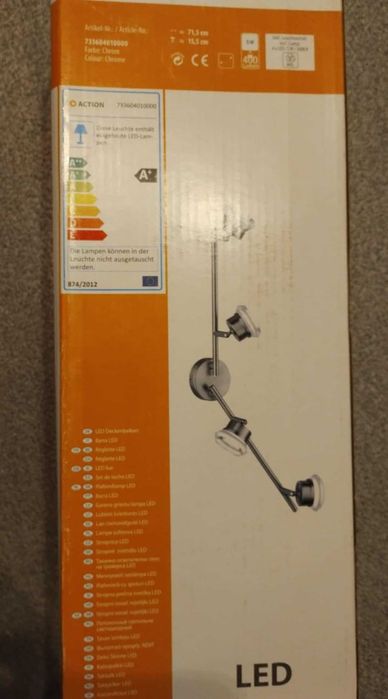 Lampa sufitowa reflektory 4x5w CHROM marka wofi -action