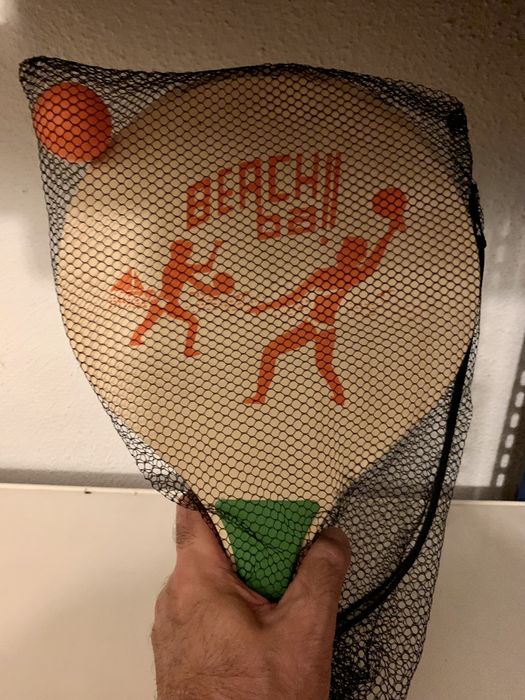Raquetes com bola e saco com asa/Novas