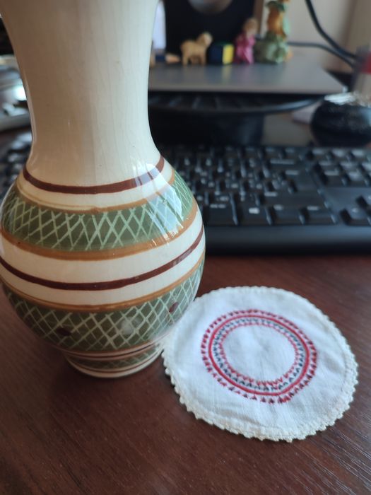 Вазочка керамічна плюс маленька серветка