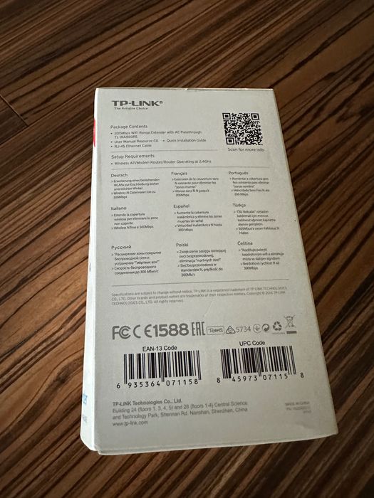 Wzmacniacz sygnału wifi TP-Link WA860RE