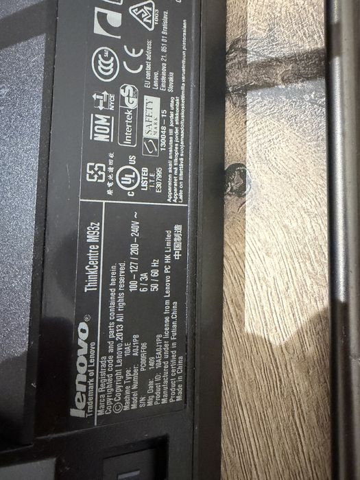 Komputer Lenovo aio thinkcentre M93z i5 ssd