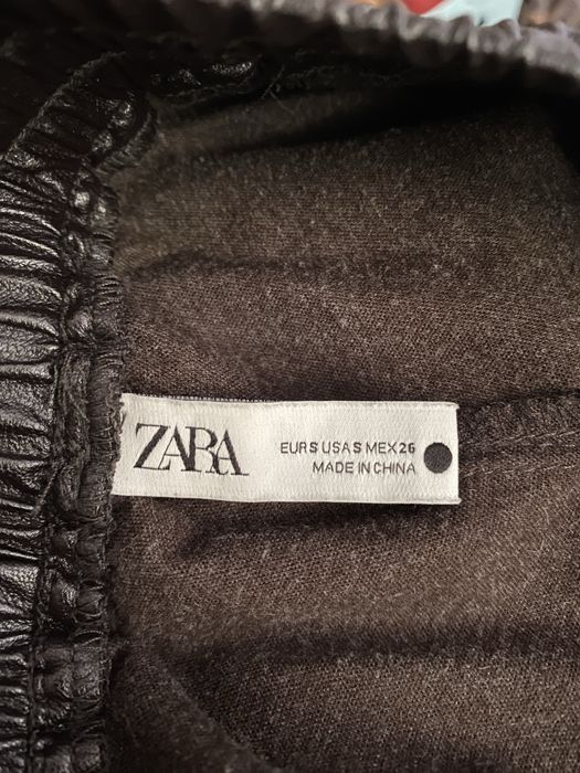 Джогери Zara шкіряні штани