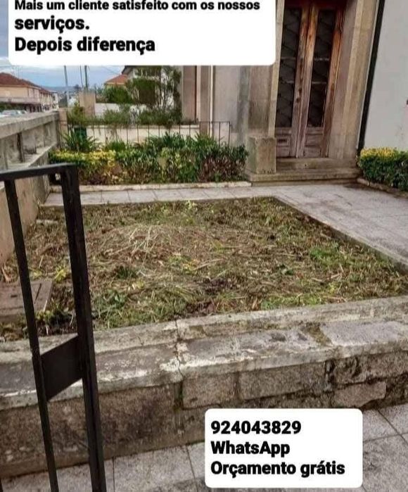 Faço limpeza geral Terrenos Jardins e Quintais com Rocadora Tb Faço Serviços Demolição Recolha Entulho Madeira Monos Resíduos Serviços Mudança