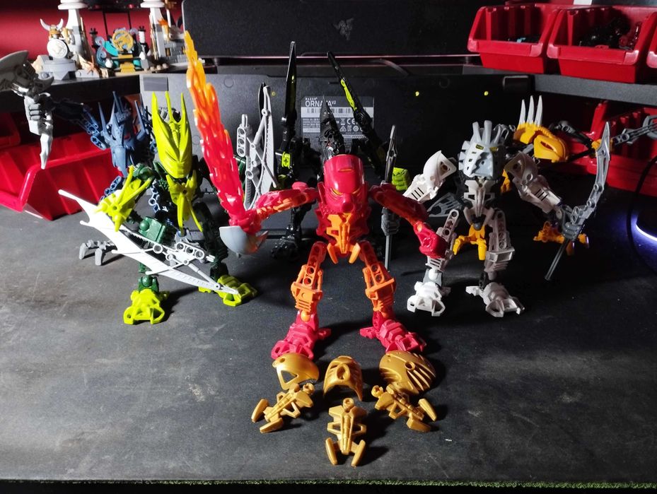 LEGO Bionicle Stars 2016 pełny set + złota zbroja