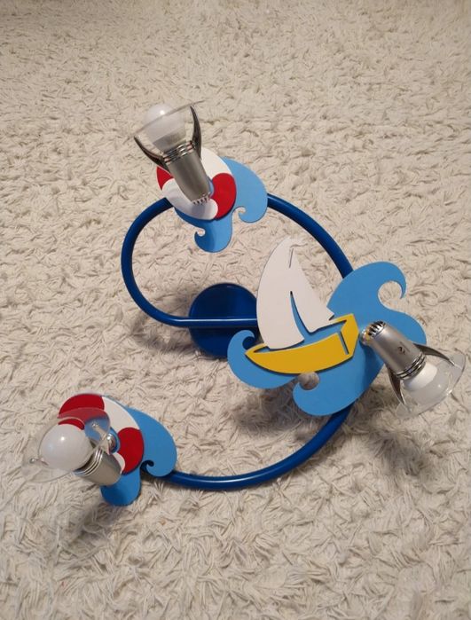 Żyrandol dziecięcy marynarski