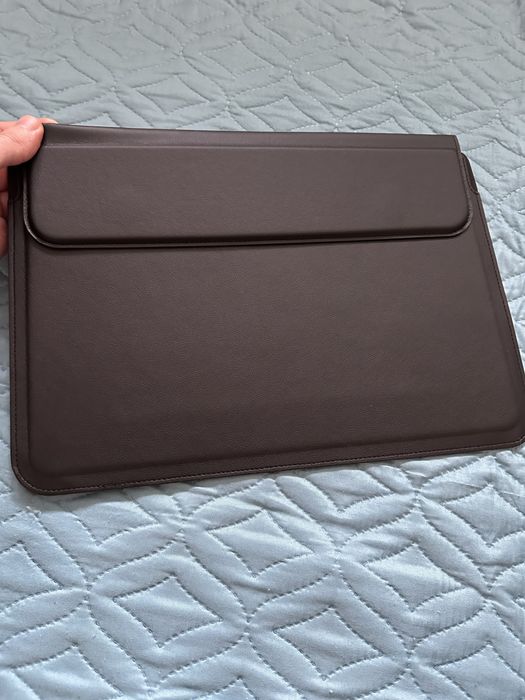 Новая Кожаная сумка для макбука , чехол накладка на macbook air и pro