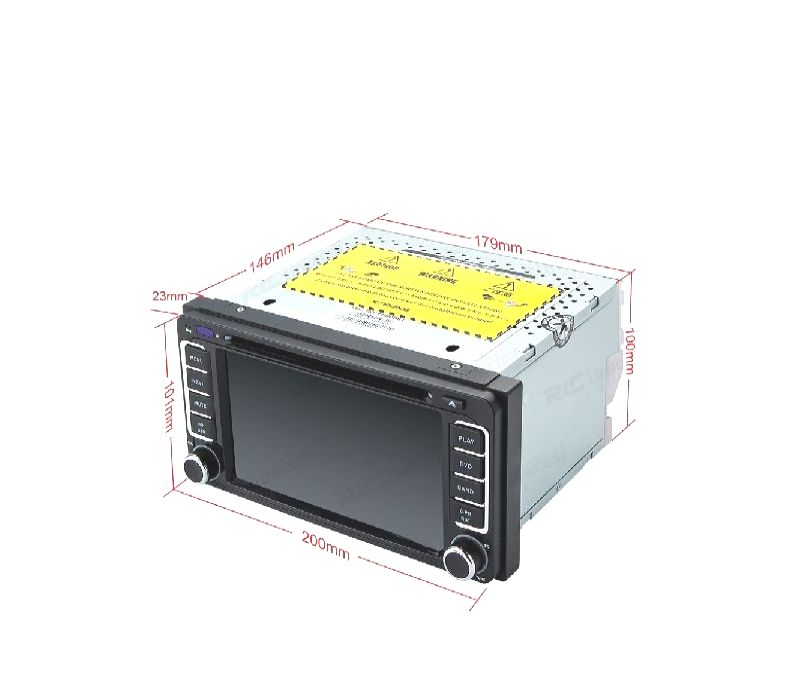 AUTO 2DIN RADIO GPS ANDROID 12 PARA TOYOTA CORROLLA YARIS VIOS RAV4 PARDO HILUX VERSO