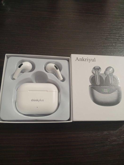 Наушники Lenovo Thinkplus TWS (беспроводные) белые