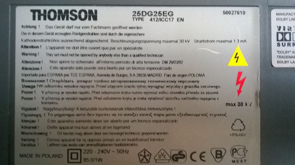 Thomson 25DG25EG