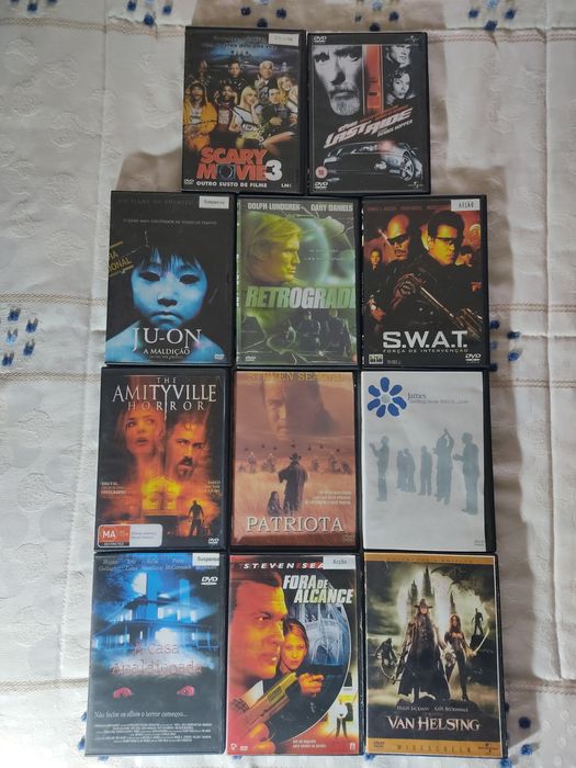 Lote +50 DVDs alguns originais