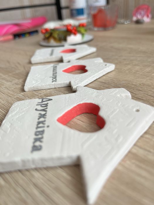 патріотичний маніт ручної роботи , на елку и на холодильник декор