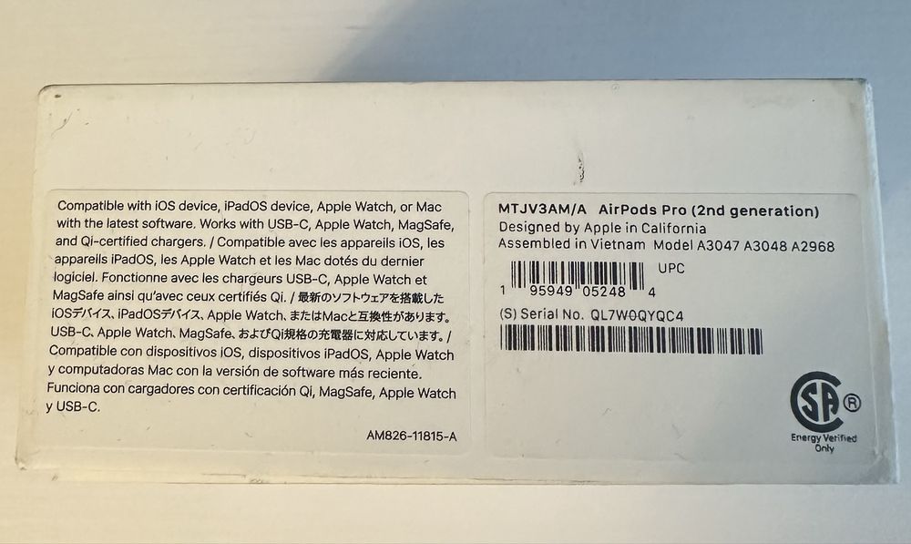 Оригінал Apple AirPods Pro 2