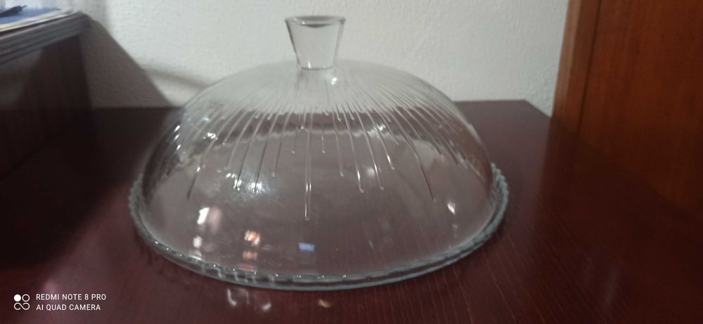 Prato vidro elegante