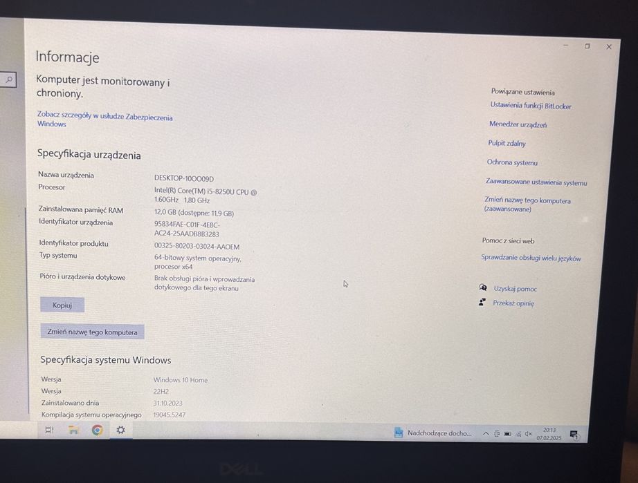 DELL Inspiron 5570 SSD 500GB 12 GB RAM