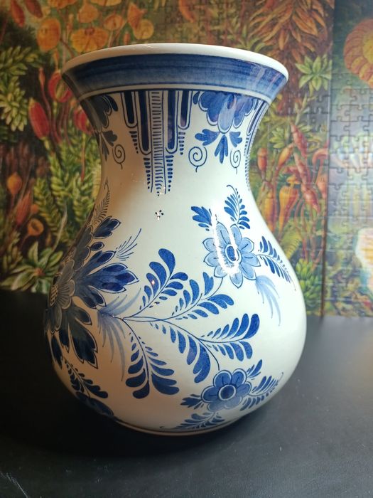 Wazon Original Delfts, RAAM,ręcznie malowany, ceramiczny