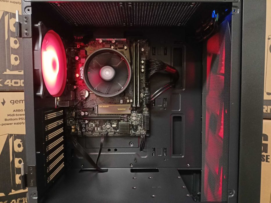 Tani Nowy Komputer Gamingowy Ryzen 5 5600g/16GB/1024SSD Radeon Vega 7