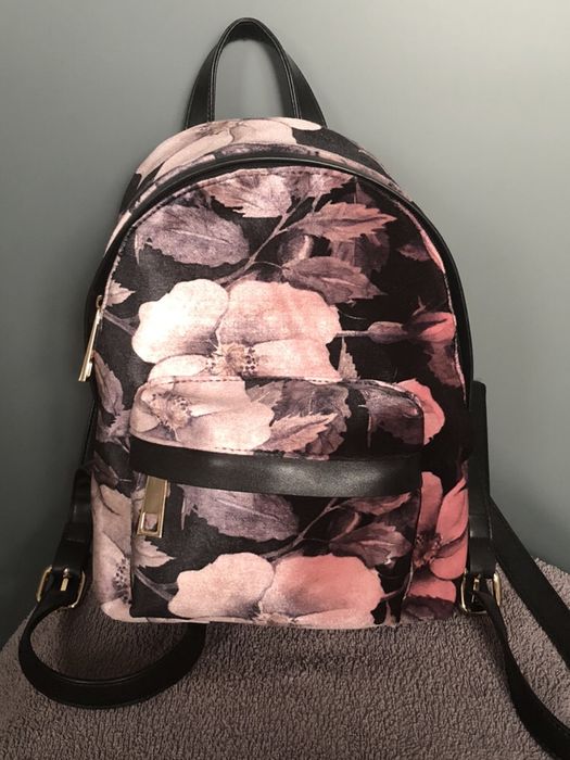 Plecak New Look Vanessa Floral Pink, mini róż