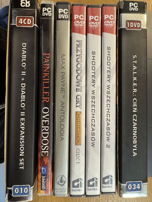 Gry na PC – różne tytuły, Diablo 2, STALKER itd
