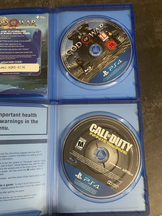 God of War, Call of Duty  на ps4