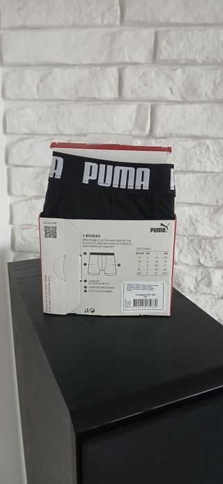 Bokserki męskie PUMA rozmiar M (3 pary) NOWE