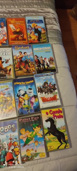 Lote de  VHS Coleção Animação Clássicos Disney