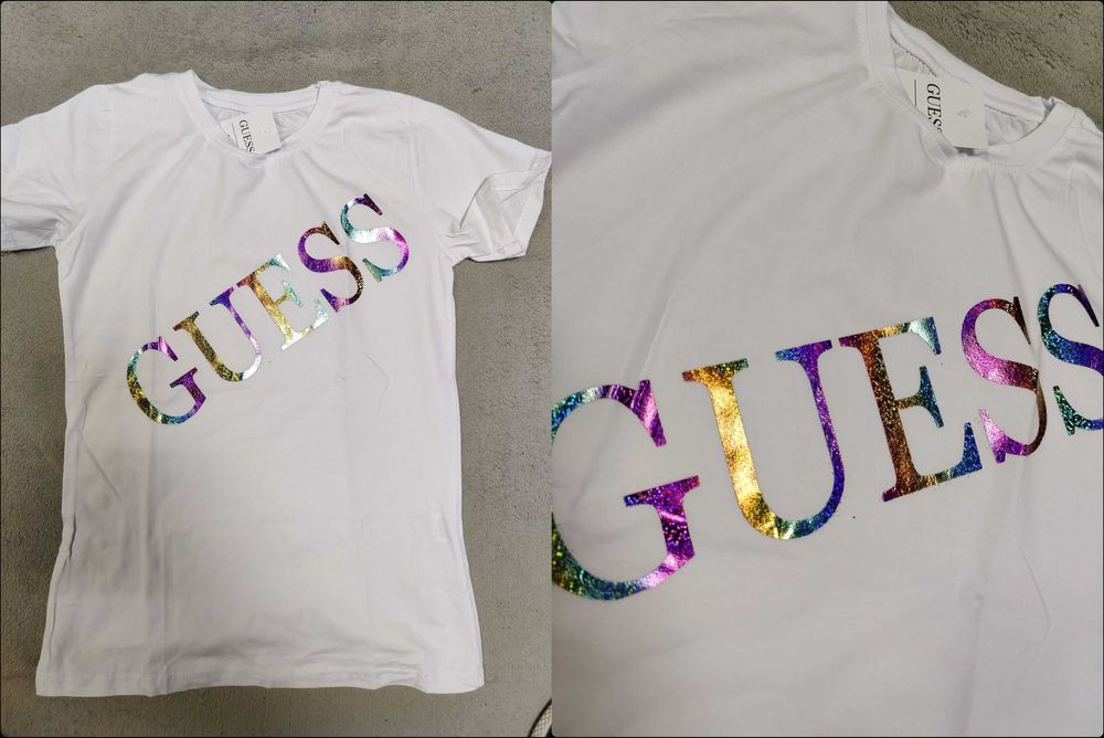 Koszulka Shirt koszulki Versace damskie Premium Guess