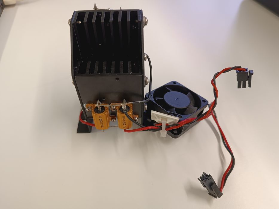 6 resistências TMC-10 50ohm 1% C/ heatsink e fan