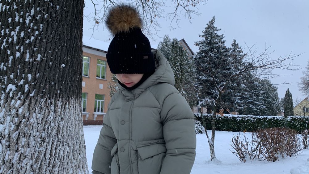 Зимова Куртка Zara  на 3-4р