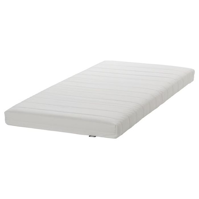 Cama IKEA KURA + colchão ÅFJÄLL + cortina original