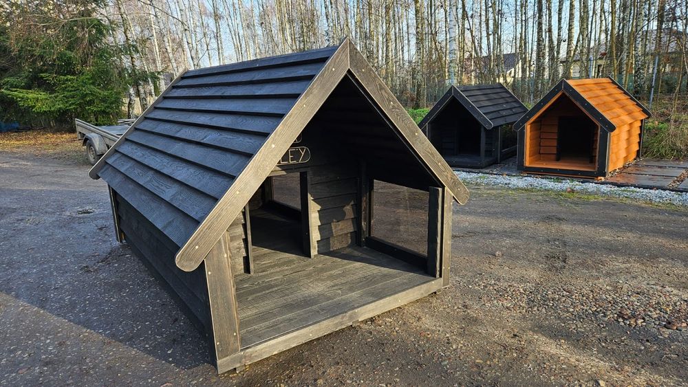 Buda dla psa z tarasem waga 250kg