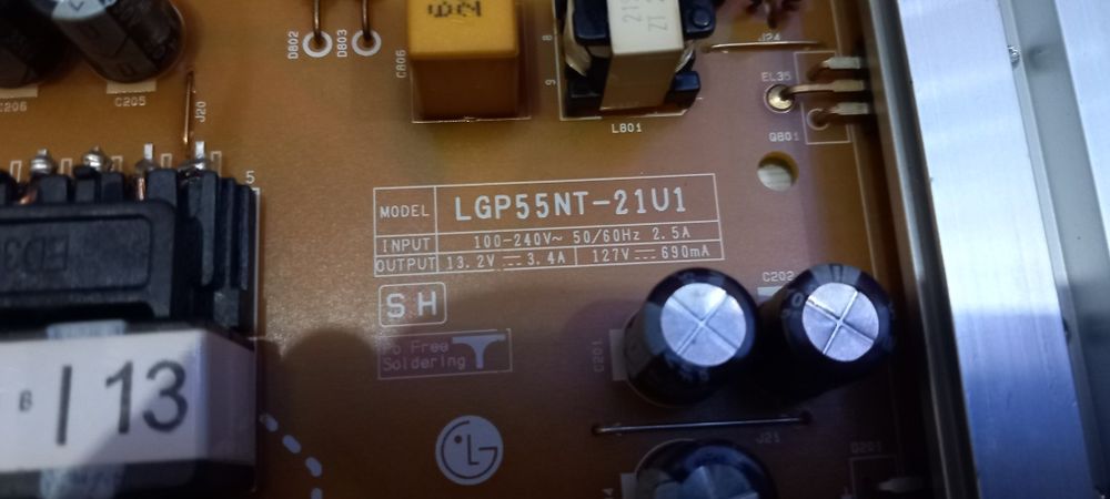 Smart tv LG 55UP81003LR zasilacz