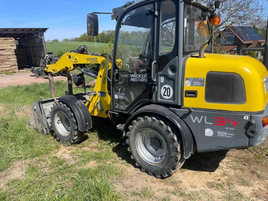Wynajem ładowarki przegubowej ogrodowej Wacker Neuson WL34